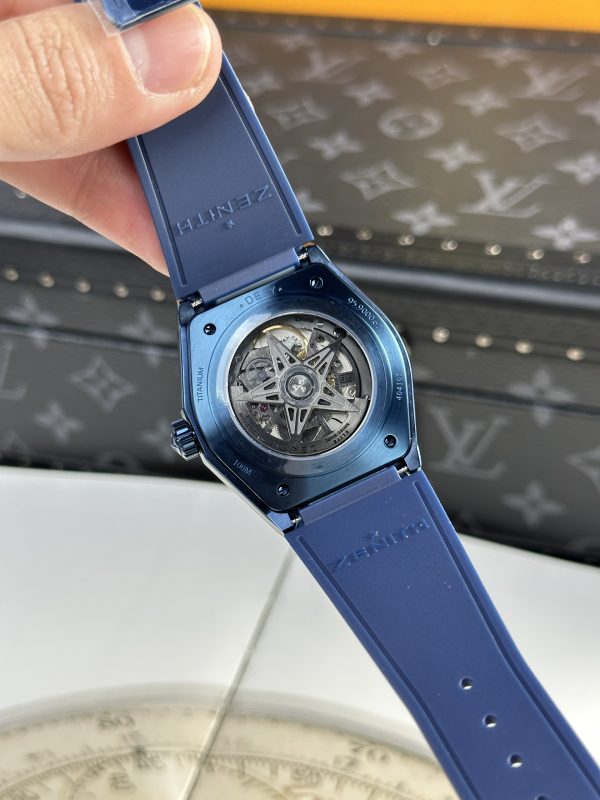 Zenith Defy Classic Replica Watches Skeleton Blue Dial LF Factory 41mm (10)