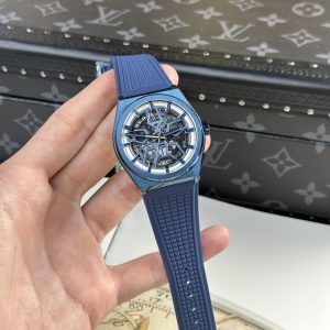 Zenith Defy Classic Replica Watches Skeleton Blue Dial LF Factory 41mm (10)