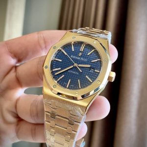 Audemars Piguet Royal Oak 15400OR Replica Watch Blue Dial APS Factory (1)