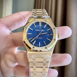 Audemars Piguet Royal Oak 15400OR Replica Watch Blue Dial APS Factory (1)