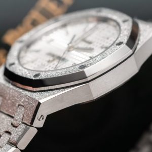 Audemars-Piguet Royal Oak Frosted Gold 15454BC Replica Watches 37mm (8)