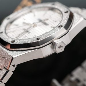 Audemars-Piguet Royal Oak Frosted Gold 15454BC Replica Watches 37mm (8)