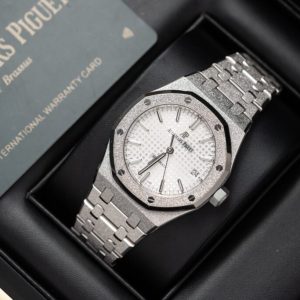 Audemars-Piguet Royal Oak Frosted Gold 15454BC Replica Watches 37mm (8)