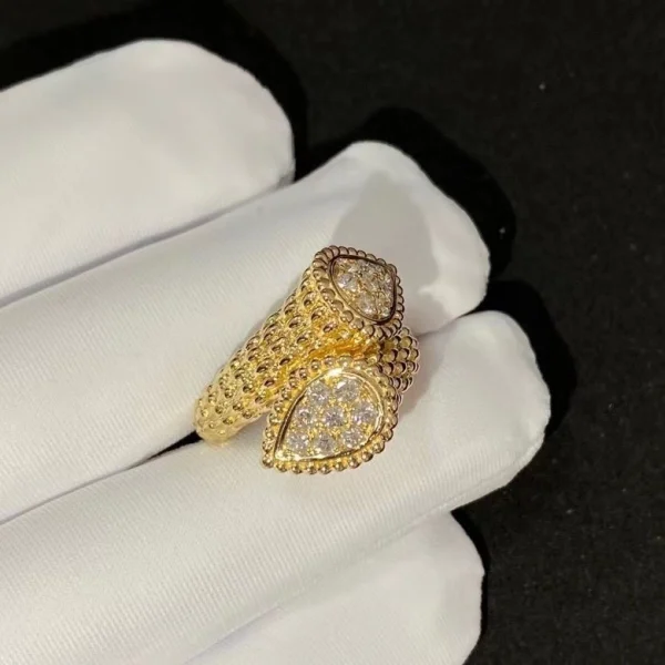 Boucheron Serpent Boheme Rings Custom Full Diamond 18K Gold (2)