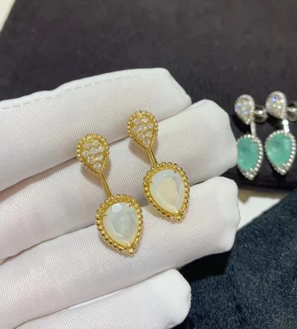 Bouchrone Womens Earrings Custom Diamond 18K Gold (2)