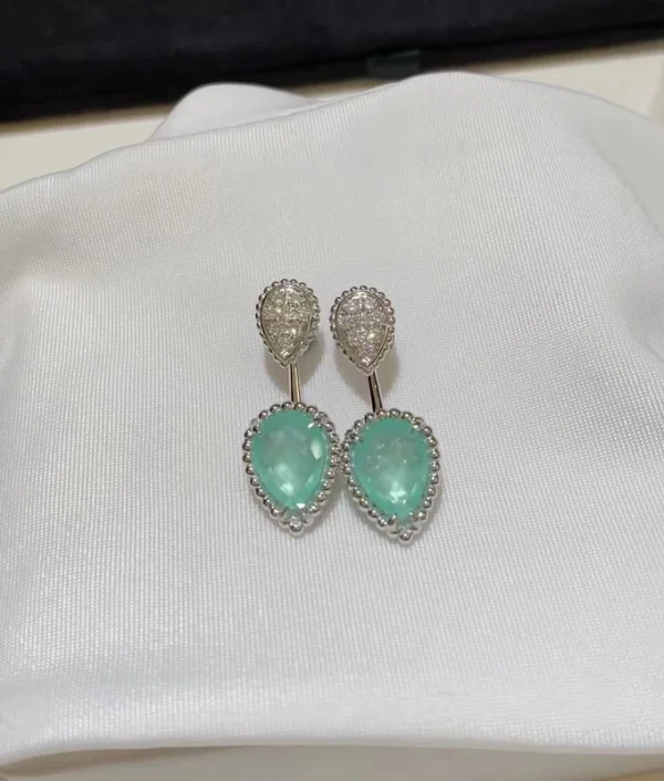Bouchrone Womens Earrings Diamond 18K Gold Custom (2)