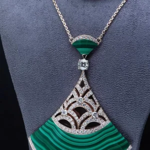 Bvlgari Divas’ Dream Necklace Custom 18K White Gold Diamond (2)