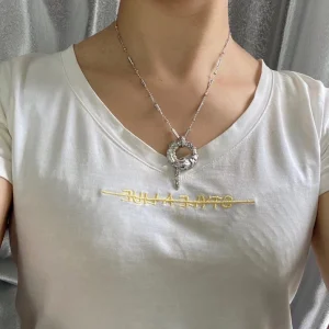 Bvlgari Serpenti Womens Necklace Diamond 18K White Gold Custom (2)