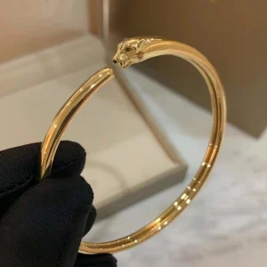 Cartier De Panthére Bracelet Custom 18K Gold (2)