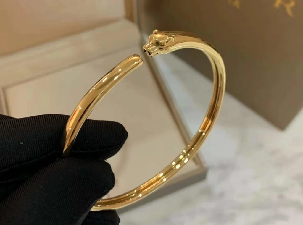 Cartier De Panthére Bracelet Custom 18K Gold (2)