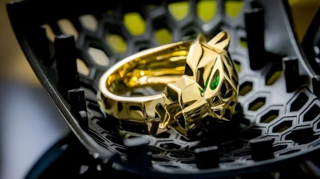 Cartier De Panthère Rings Custom Gold 18K (2)