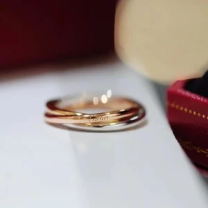 Cartier Engagement Rings Custom 18K Rose Gold (2)