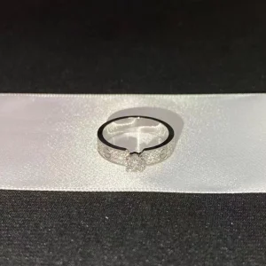 Cartier Love Rings Custom Diamond 18K White Gold (2)