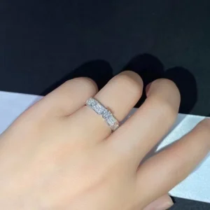 Cartier Love Rings Custom Diamond 18K White Gold (2)