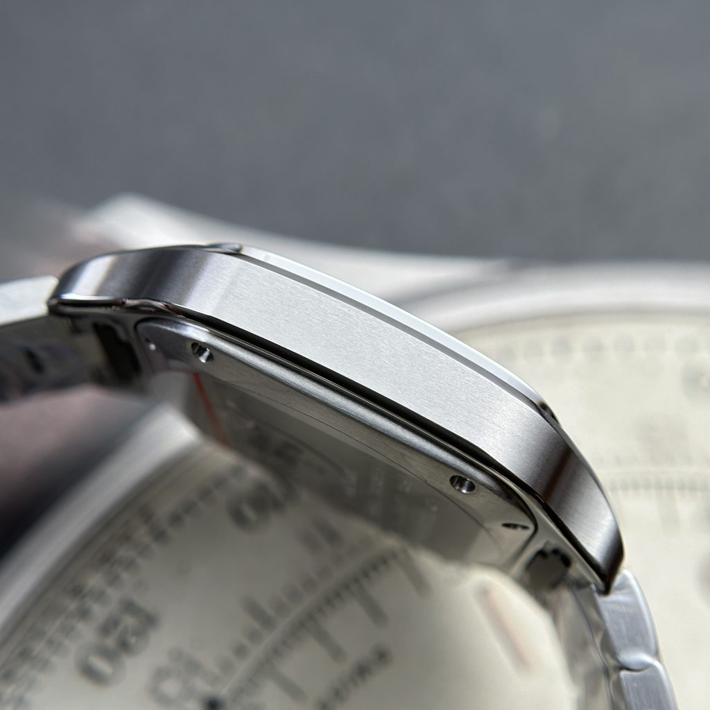 Cartier Santos De Cartier WSSA0061 Green Dial Best Replica Women 35mm (2)