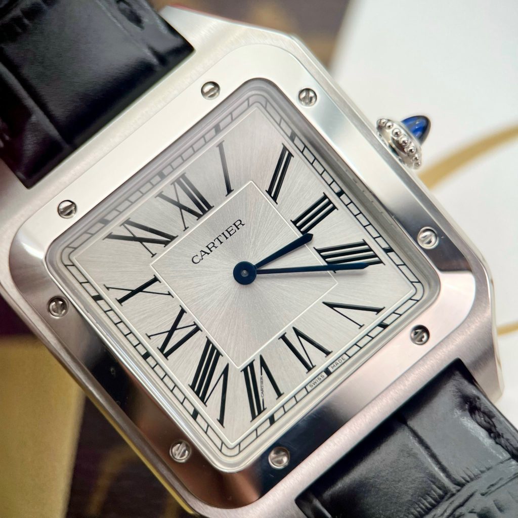 Cartier Santos Dumont WSSA0032 Best Replica Watch 46,6x33,9mm (3)