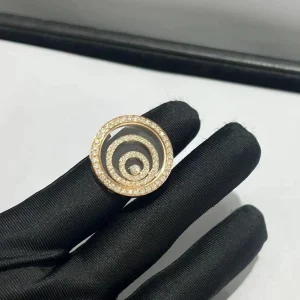 Chopard Happy Spirit Rings Custom 18K Rose Gold Diamond (2)