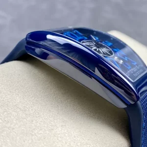 Franck Muller V45 Yachting Ceramic Blue Replica Watches 45mm (5)