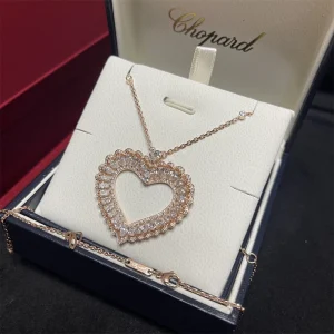 Glamira Loreto Womens Necklace Custom 18K Rose Gold Diamond (2)