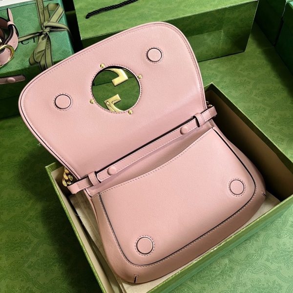 Gucci Blondie Replica Bags Womens Pink Lock Gold Size 28x16x4cm (1)