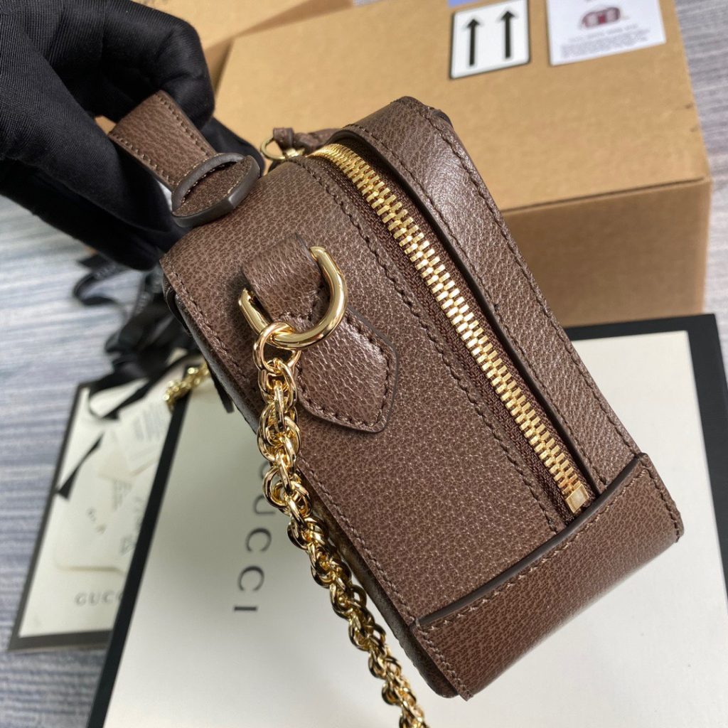 Gucci Case Ophidia Replica Bags Lock Gold Size 18 (2)