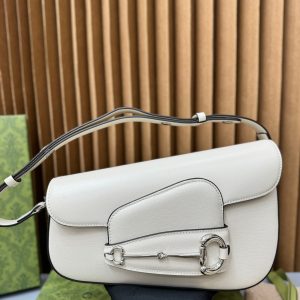 Gucci Horsebit 1955 White Womes Replica Bags Size 26cm (2)