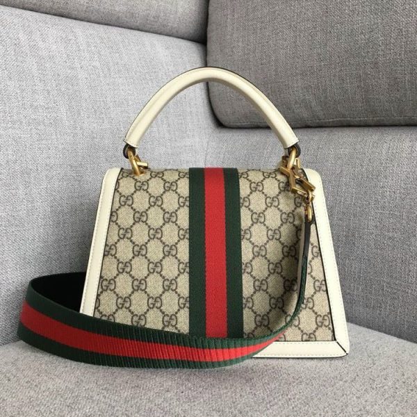 Gucci Queen Margaret Top GG Coated Canvas Small Replica Bags Size 25cm (2)