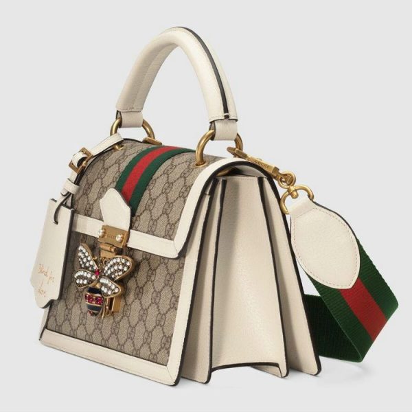 Gucci Queen Margaret Top GG Coated Canvas Small Replica Bags Size 25cm (2)