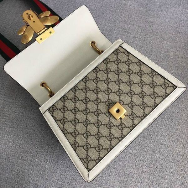 Gucci Queen Margaret Top GG Coated Canvas Small Replica Bags Size 25cm (2)