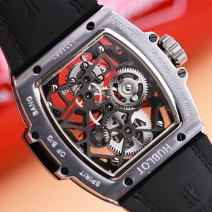 Hublot Masterpiece MP-06 Senna Tourbillon Replica Watch JB Factory 45mm (2)