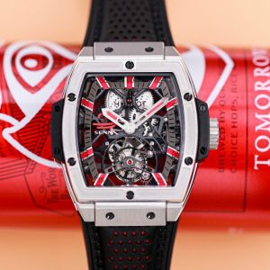 Hublot Masterpiece MP-06 Senna Tourbillon Replica Watch JB Factory 45mm (3)