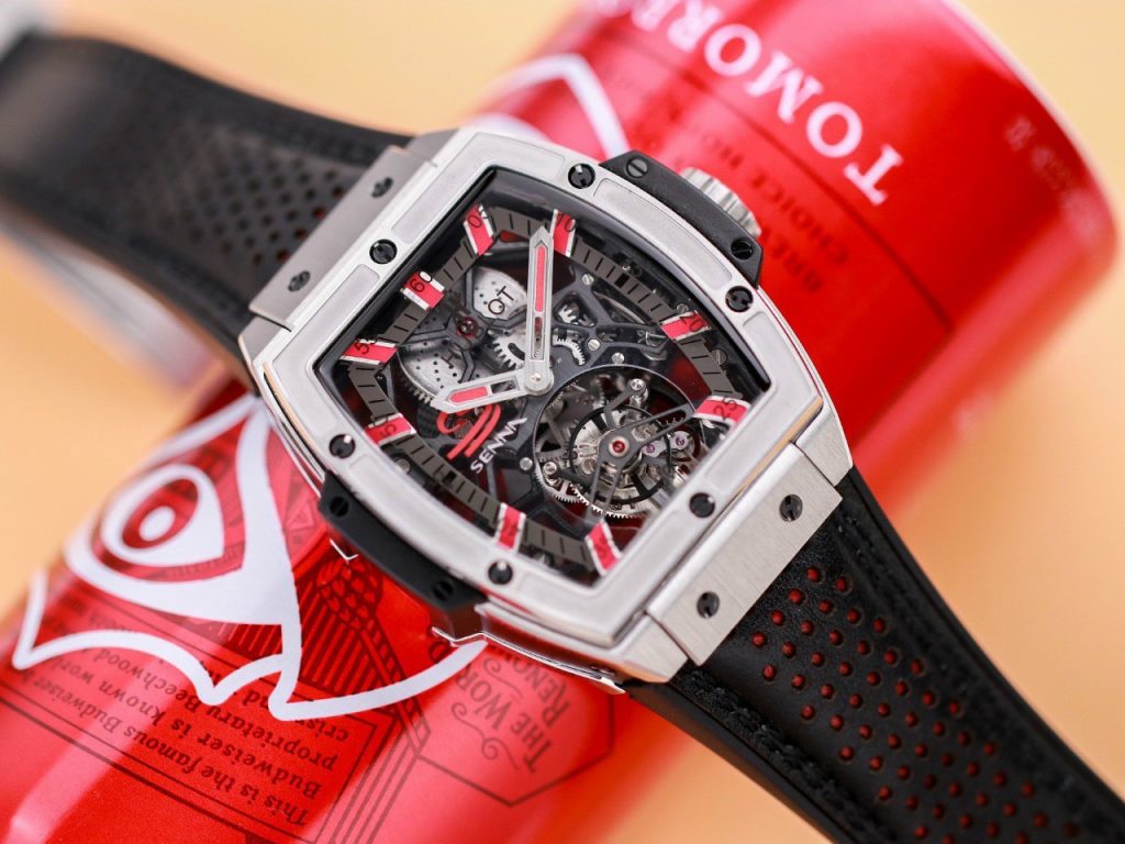 Hublot Masterpiece MP-06 Senna Tourbillon Replica Watch JB Factory 45mm (3)