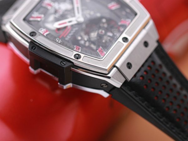 Hublot Masterpiece MP-06 Senna Tourbillon Replica Watch JB Factory 45mm (3)