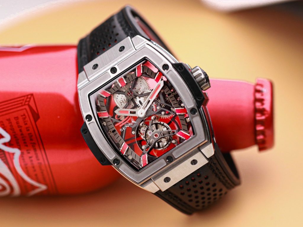 Hublot Masterpiece MP-06 Senna Tourbillon Replica Watch JB Factory 45mm (3)