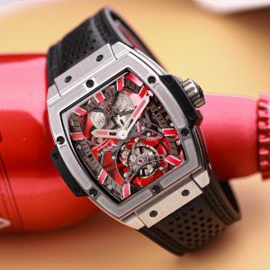 Hublot Masterpiece MP-06 Senna Tourbillon Replica Watch JB Factory 45mm (3)