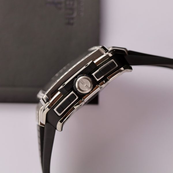 Hublot Square Bang Titanium Custom Bezel Diamonds Moissanite BBF Factory (3)