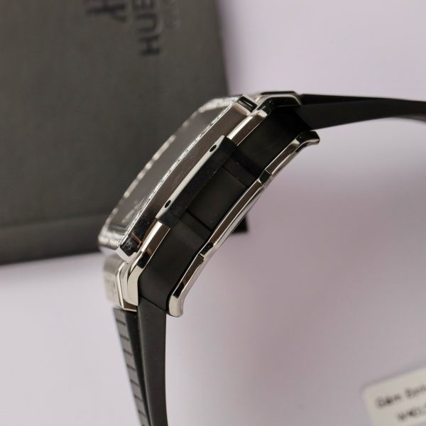 Hublot Square Bang Titanium Custom Bezel Diamonds Moissanite BBF Factory (3)