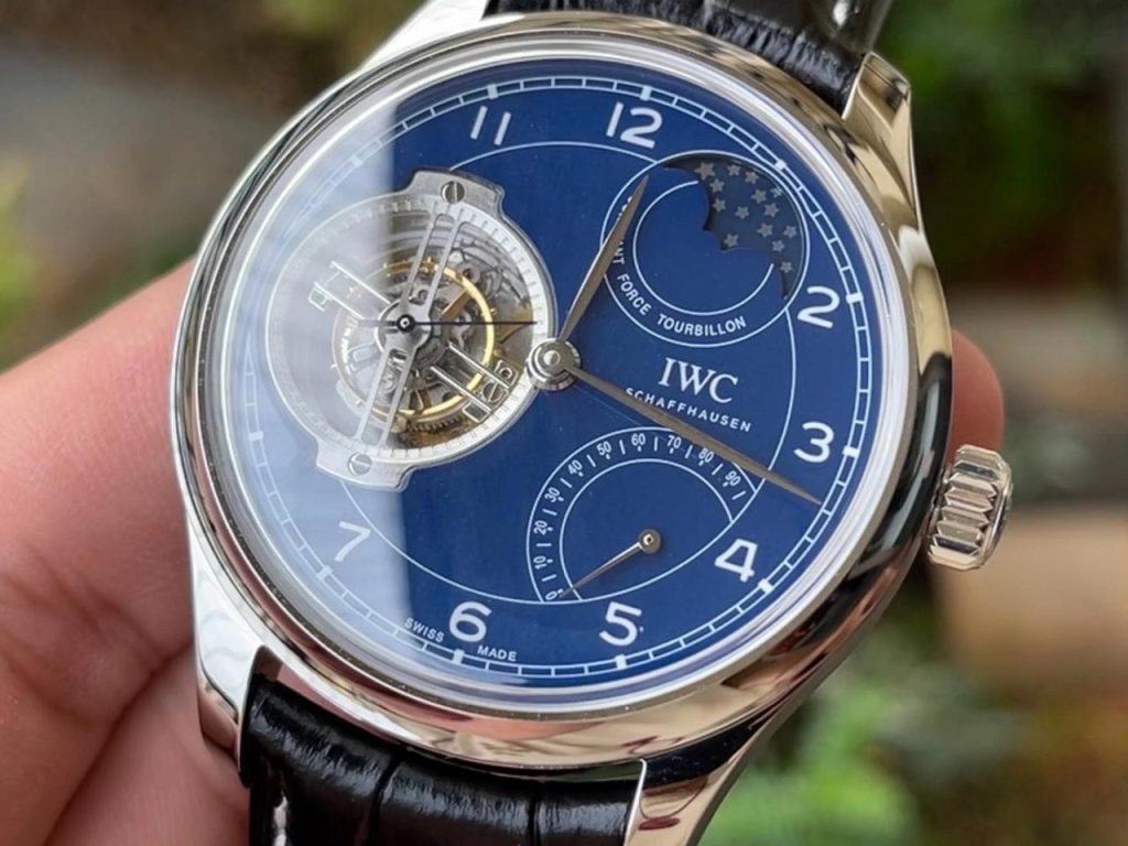 IWC Portugieser Constant Force Tourbillon 150th Anniversary BBR Replica Watch 44mm (1)