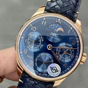 IWC Portugieser IW503312 Blue Dial Replica Watch APS Factory 42mm (9)