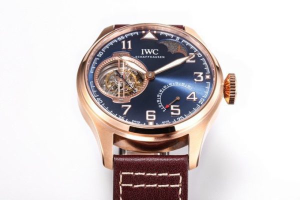 IWC Portugieser Tourbillon Best Replica Watch Blue Dial BBR 44mm (2)