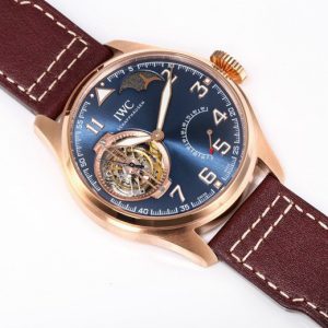 IWC Portugieser Tourbillon Best Replica Watch Blue Dial BBR 44mm (2)