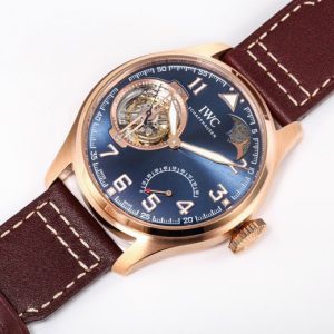 IWC Portugieser Tourbillon Best Replica Watch Blue Dial BBR 44mm (2)