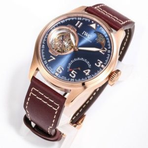 IWC Portugieser Tourbillon Best Replica Watch Blue Dial BBR 44mm (2)