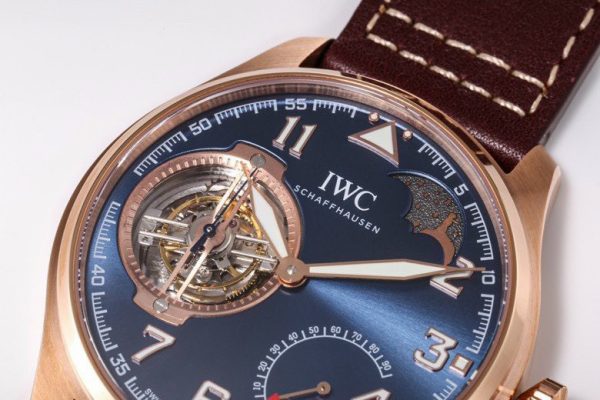 IWC Portugieser Tourbillon Best Replica Watch Blue Dial BBR 44mm (2)