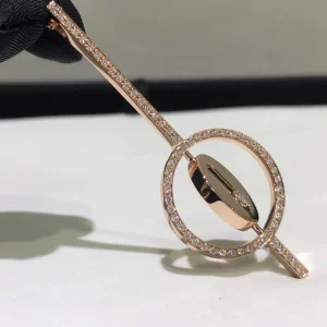 Messika Lucky Move Women Necklace Custom Diamond 18k Rose Gold (2)