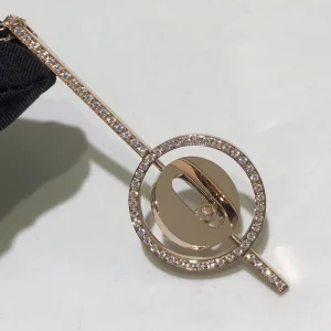 Messika Lucky Move Women Necklace Custom Diamond 18k Rose Gold (2)