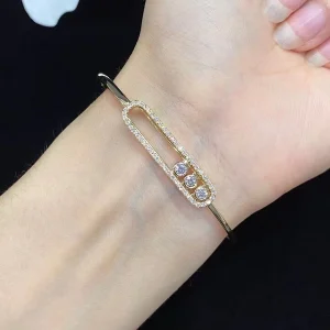 Messika Move Classic Bracelet Custom Diamond 18K Rose Gold (3)