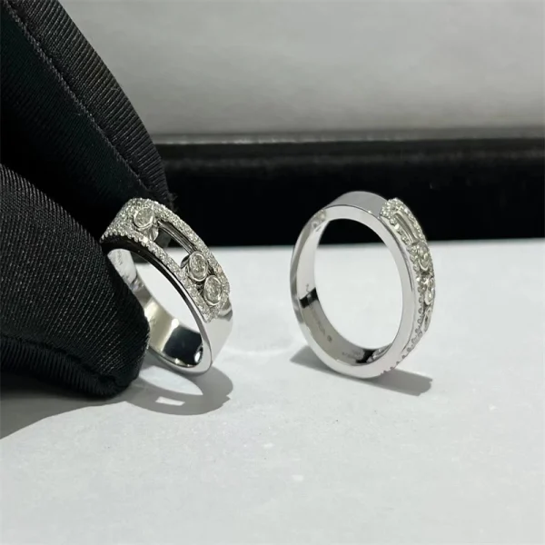 Messika Move Classic Pave Mens Rings Custom Diamond 18K White Gold (2)