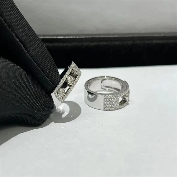 Messika Move Classic Pave Mens Rings Custom Diamond 18K White Gold (2)