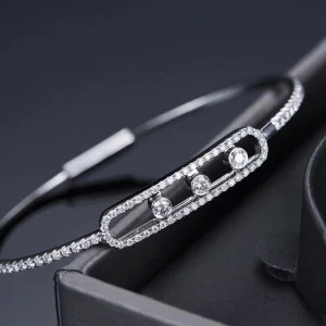 Messika Move Pave Custom Diamond White Gold 18K Bracelet (2)